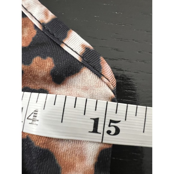 LEOPARD Print Silky Babydoll Lingerie Chemise Slip Nightie | SMALL | Avidlove - Picture 9 of 10